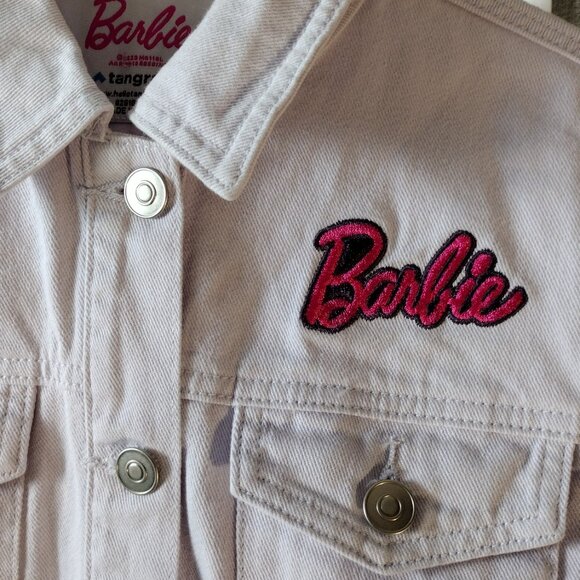 Barbie Truck Tour Lavender Denim Jacket Embroidered Logo 100% Cotton - Picture 12 of 14